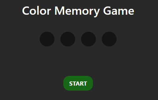Color memory game